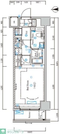 AZESTお花茶屋Vの物件間取画像